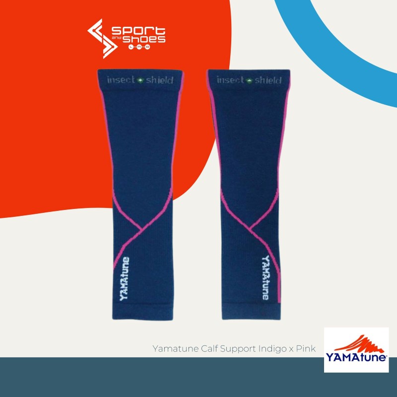 Yamatune Calf Support (Indigo/Pink)